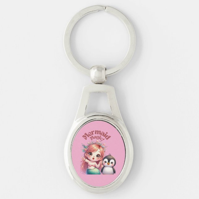 Llavero Tarjeta mágica de sirvienta para navidades con div (Anverso)