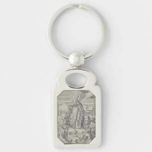 Llavero Tarjeta Santa del Obispo Amandus de Maastricht