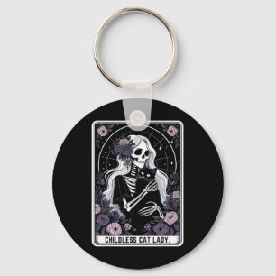 Llavero Tarjeta Tarot De Skeleton Gótica De La Señora Del 