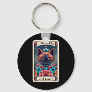 Llavero Tarjeta Tarot para gatos sin hijos 2