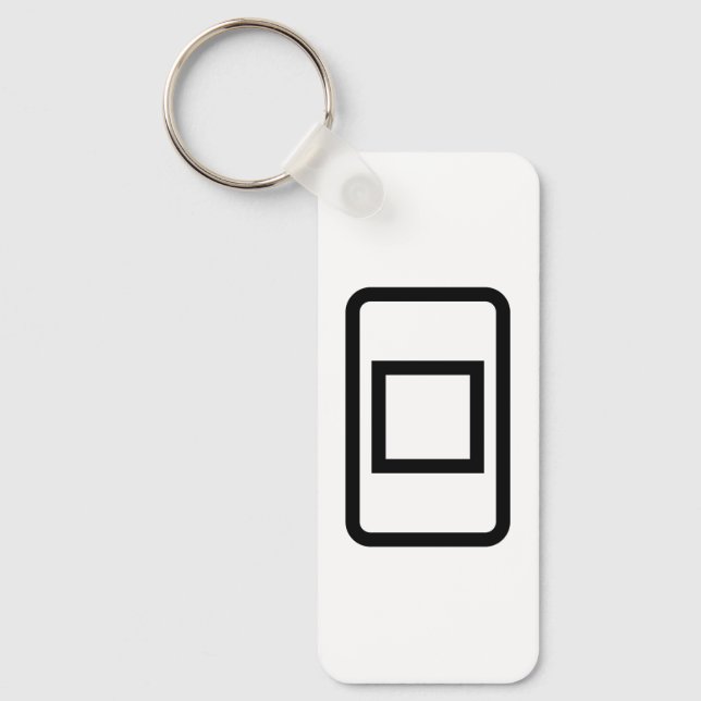 Llavero Tarjeta Zener | Plaza hueca (Anverso)