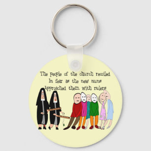 Llavero Tarjetas y regalos divertidos de las monjas