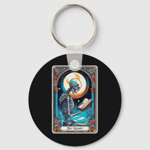 Llavero Tarot Card Spooky Teacher The Reader Skeleton Hall