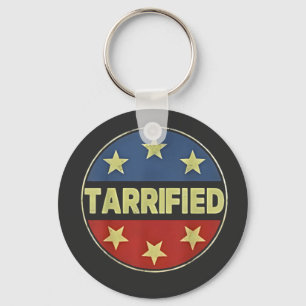 Llavero Tarrfied Anit Trump Patriótico Americano