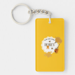 Llavero Tarro de Miel Abeja de Miel Panal de Abejas Colmen
