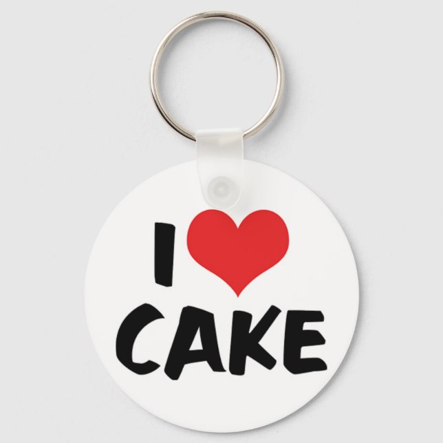 Llavero Tarta Corazón que Amo - Amante de Tarta Galleta Do (Anverso)