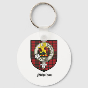 Llavero Tartán de la insignia del escudo del clan de