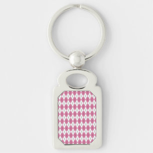 Llavero Tartan de los 70 Rosa Dedito