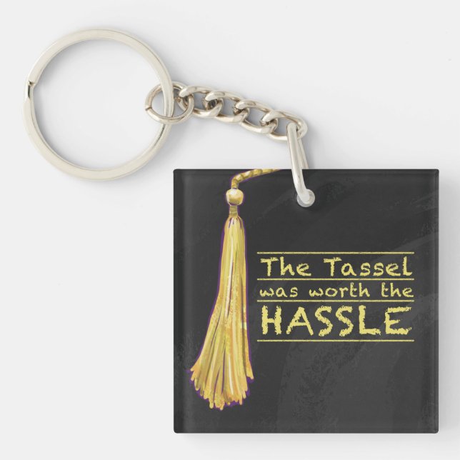 Llavero Tassel Hassle Gold (Frente)