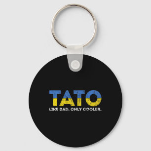 Llavero Tato como papá solo que más genial - Papá ucranian