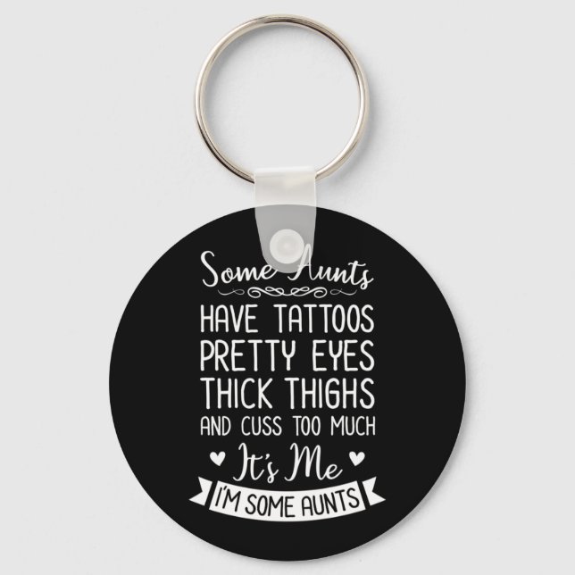 Llavero Tattooed Aunt (Anverso)