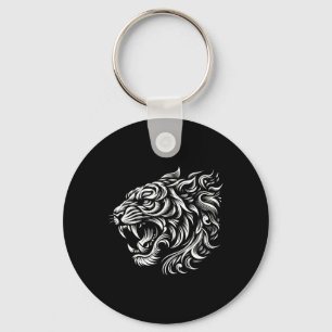 Llavero Tatuaje de lucha de Muay Thai Mma Tigre Arte de 8 