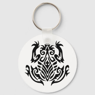 Llavero Tatuaje de rana tribal