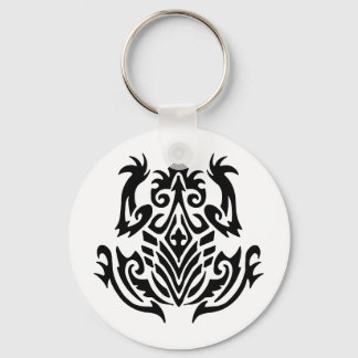 Llavero Tatuaje de rana tribal