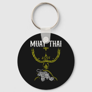 Llavero Tatuaje de tigre Sak Yant Muay Thai Kickboxing asi