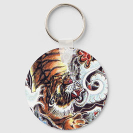 Llavero Tatuaje del tigre japonés