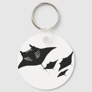 Llavero taucher mantarochen manta ray scuba diving bucean