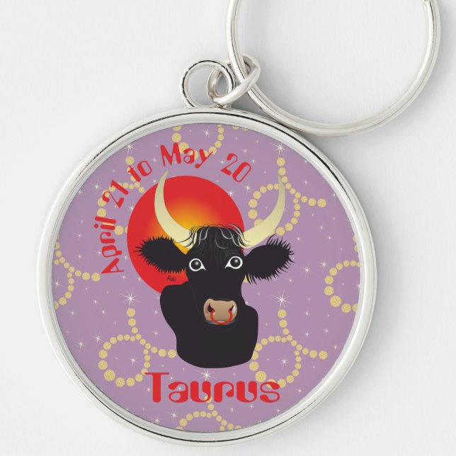 Llavero Taurus 21 de abril a 20 de mayo (Frente)