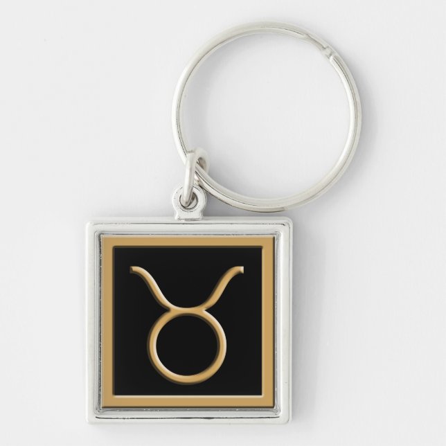 Llavero Taurus Gold Symbol Diseño Keychain Premium (Frente)