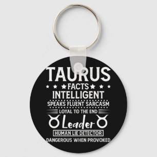 Llavero TAURUS Hechos Zodiac Rótulo Shirday Cumpleaños Abr