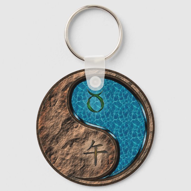 Llavero Taurus y Caballo de Agua (Anverso)