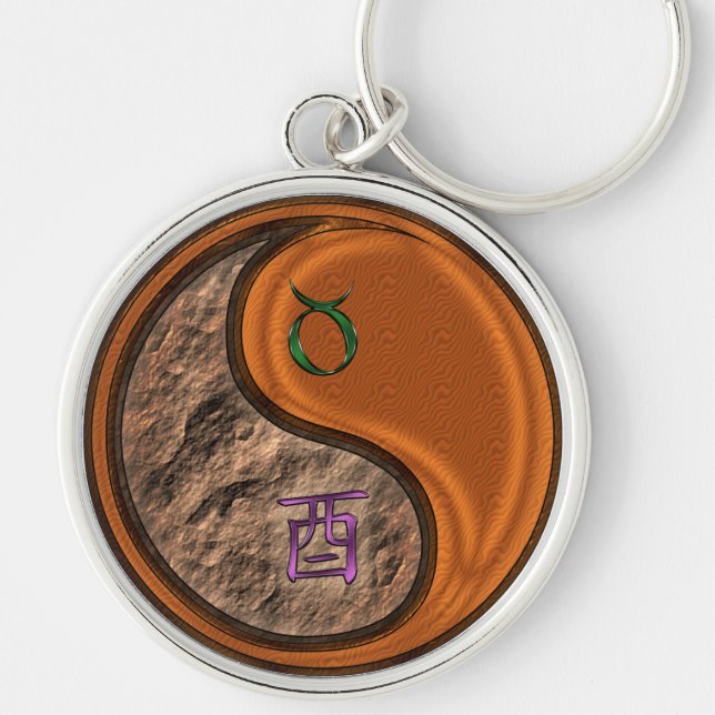 Llavero Taurus y Wood Rooster (Frente)