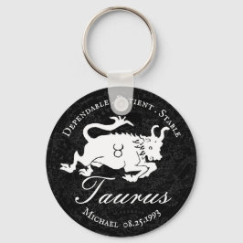 Llavero Taurus Zodiac Astrology Character Personalizado ne