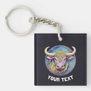 Llavero Taurus Zodiac personalizado