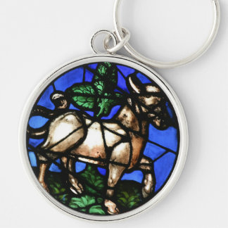 Llavero Taurus Zodiac Stained Glass Notre-Dame de Paris RK