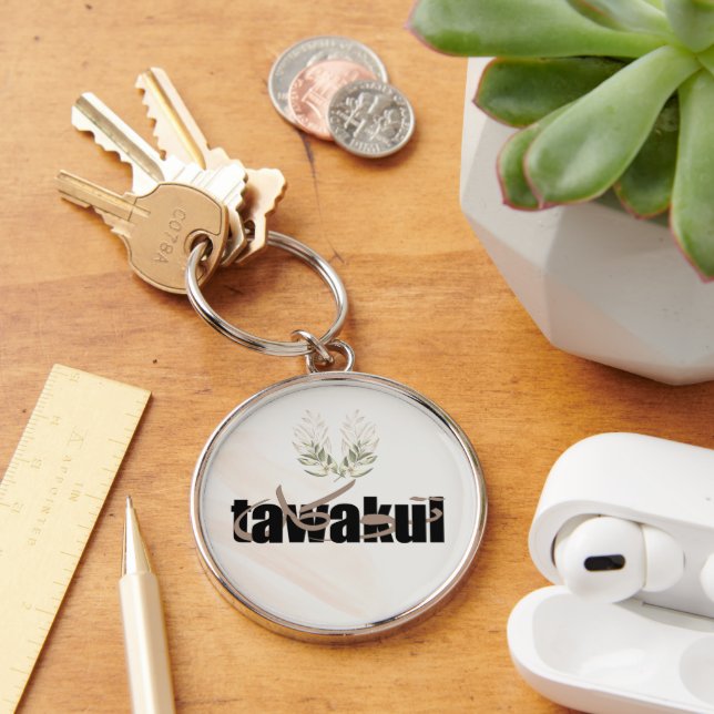Llavero Tawakkul Keychain – Trust in Allah | Islamic Remin (Escritorio )