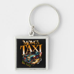 Llavero Taxi de Mamá Sin Propinas Divertido Mamá