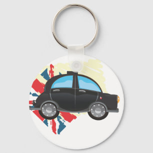 Llavero taxi negro