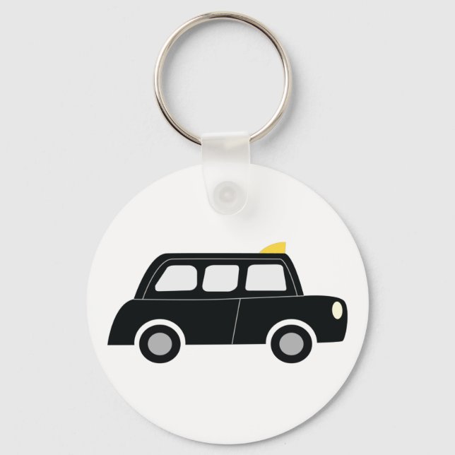 Llavero Taxi negro (Anverso)