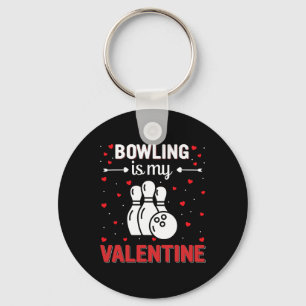 Llavero Taza Corazón Rojo Cupido Amor Gráfico Bowling Es M