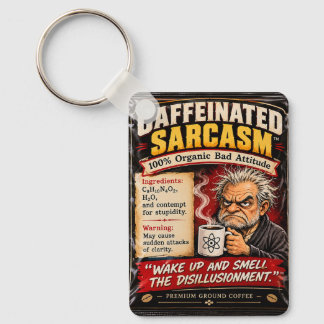 Llavero taza de café sarcasmo de ej gold