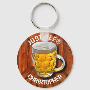 Llavero Taza de cerveza de cristal de la pinta con la