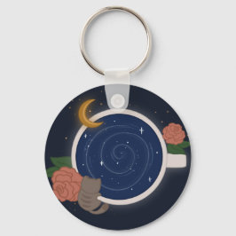 Llavero Taza de té Celeste