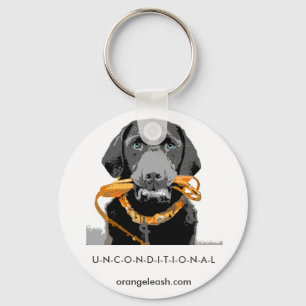 Llavero taza del blacklab, INCONDICIONAL, naranja…