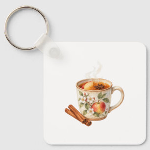 Llavero Taza humeante de sidra especiada