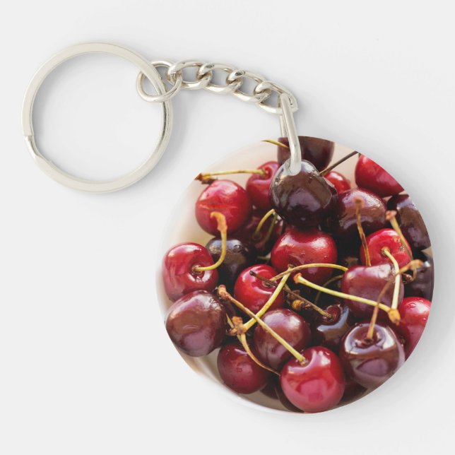 Llavero tazón de cerezas (Frente)