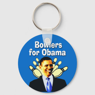 Llavero Tazones para la Keychain política de Obama