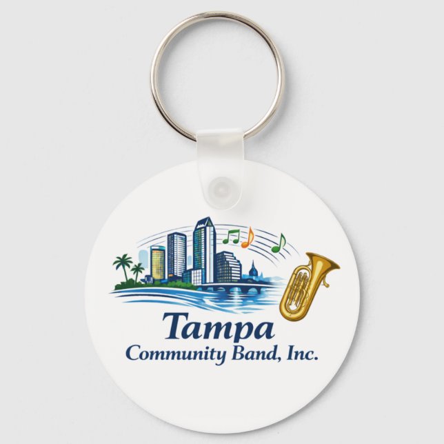 Llavero TCB Baritone/Euphonium/Tuba Logo Keychain (Anverso)