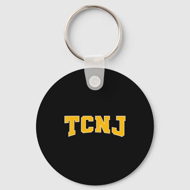 Llavero Tcnj The College Of New Jersey Apparel Srts Fan  (Anverso)
