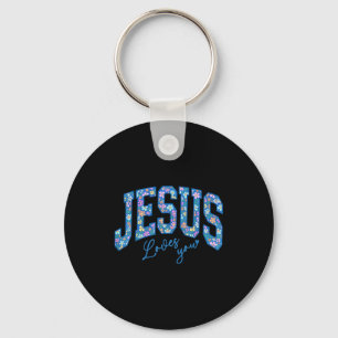 Llavero Te Ama Jesús, Biblia Dios Fe Iglesia Cristiano 