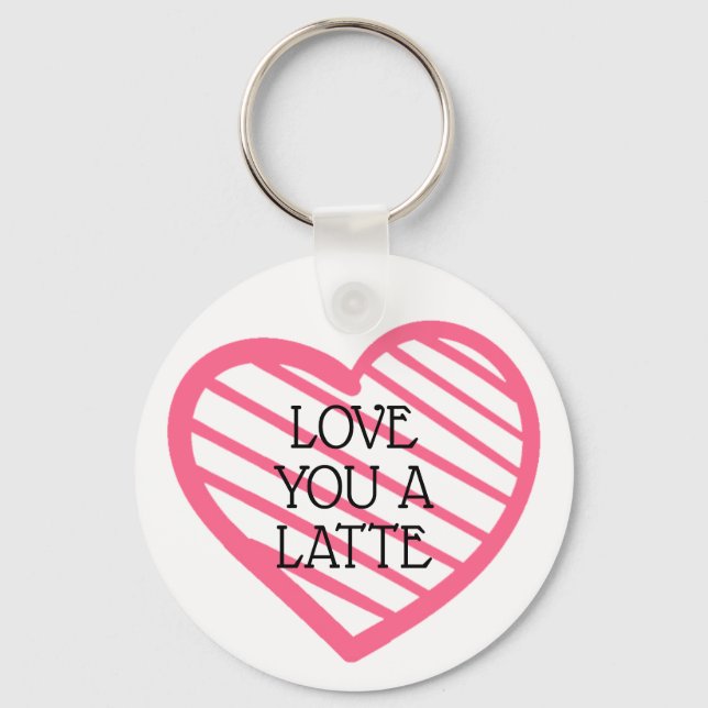 Llavero Te Amas A Latte (Anverso)