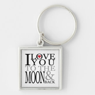 Llavero Te Amo A La Luna Y A La Vuelta