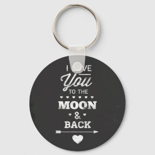 Llavero Te Amo A La Luna Y A La Vuelta