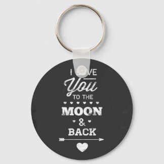 Llavero Te Amo A La Luna Y A La Vuelta