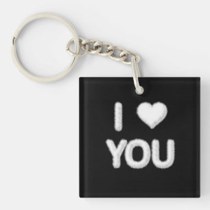 Llavero Te Amo Clouds Keyring
