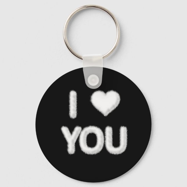 Llavero Te Amo Clouds Keyring (Anverso)